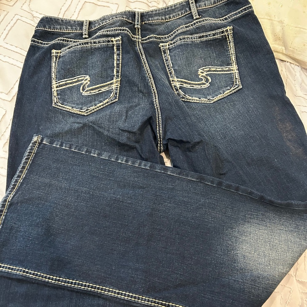 Women Silver Brand Jeans